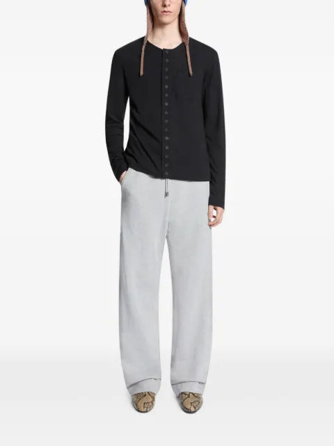 DRIES VAN NOTEN fitted jersey cardigan