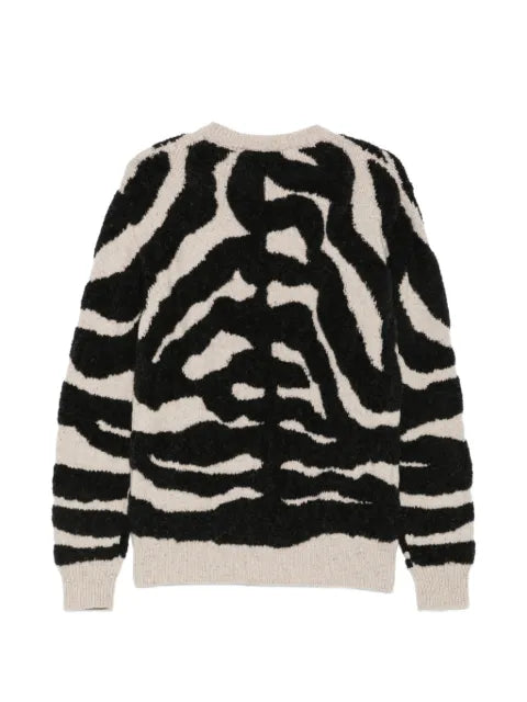 Moschino tiger-pattern sweater
