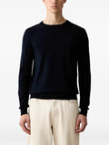 Trussardi logo-embroidered crew-neck sweater