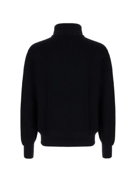 Paul & Shark ribbed-knit half-zip sweater