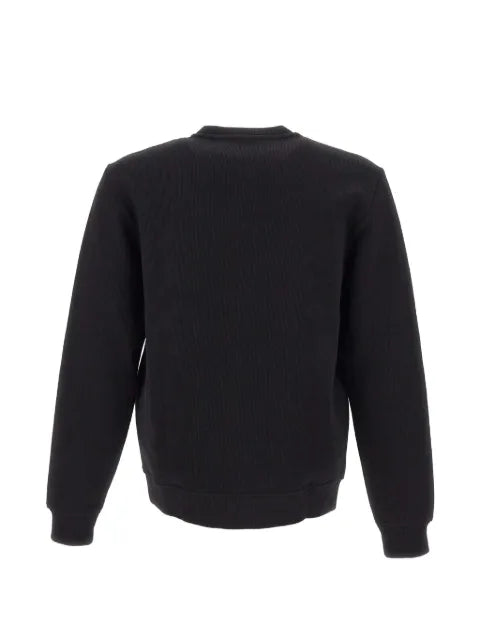 Ea7 Emporio Armani logo-patch ribbed sweatshirt