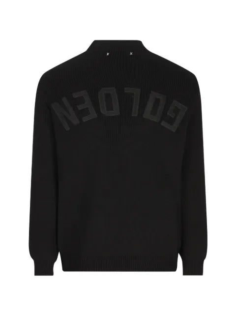 Golden Goose men’s crew neck sweater with ‘Golden’ lettering on the back