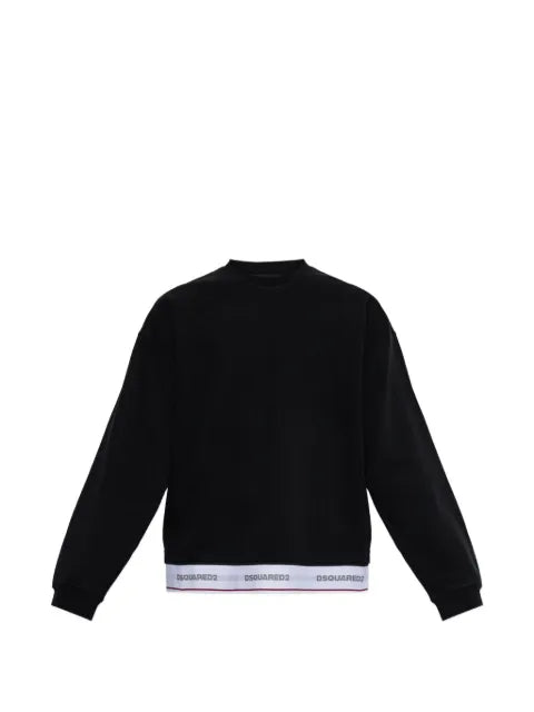 DSQUARED2 logo-trim sweater