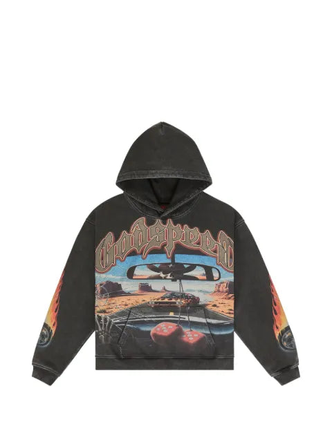 GODSPEED graphic-print On The Run hoodie