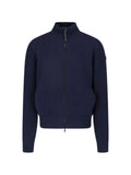 Moncler wool & cashmere zip-up cardigan