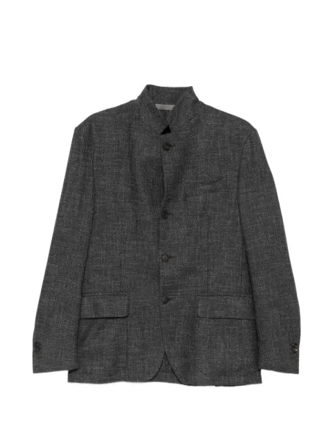 Corneliani high-neck button-up jacket