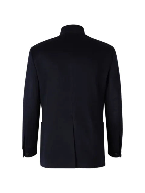 Lardini mandarin-collar cashmere jacket