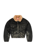Diesel ruched denim jacket