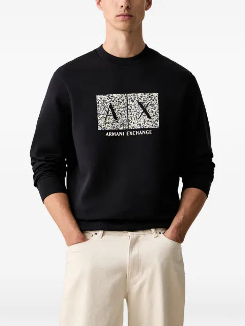 Armani Exchange logo-print sweatshirt