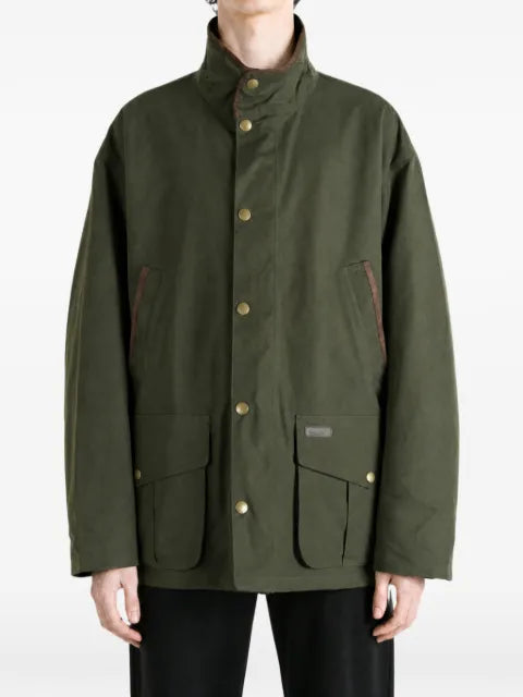 Barbour Bromfield high-neck press-stud jacket