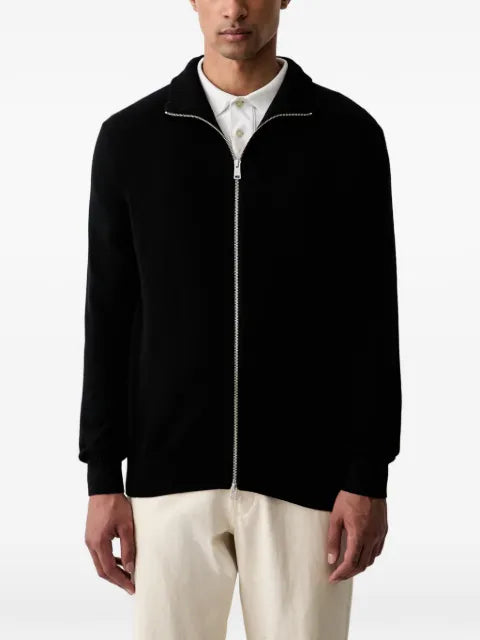 Marc O'Polo zip-up ribbed-trim cardigan