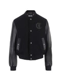 Just Cavalli logo-patch panelled jacket