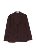 Eleventy single-breasted notched-lapels blazer