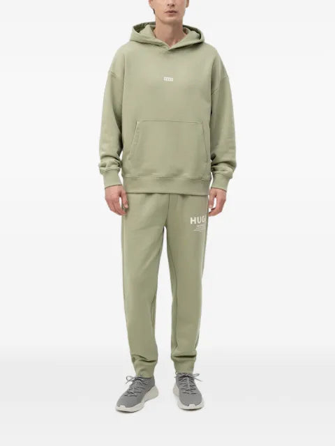 HUGO logo-detail hoodie in cotton terry