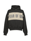 ESSENTIALS cropped panelled hoodie