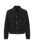 Wooyoungmi tweed trucker jacket