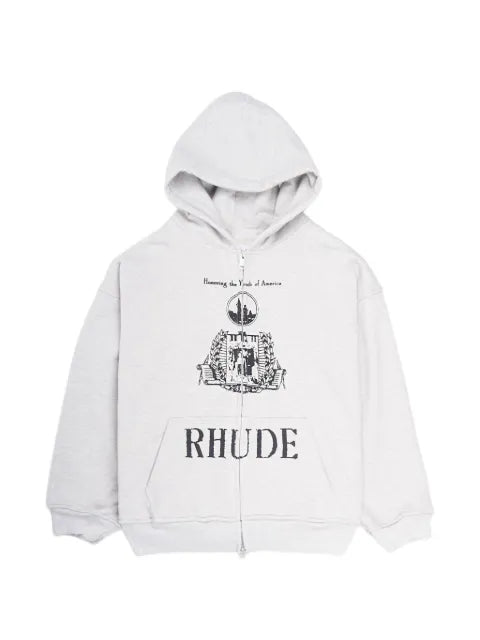 RHUDE Youth Of America zip-up hoodie