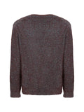 AMARANTO  marl-knit V-neck cardigan