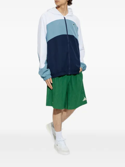 Lacoste colour-block hooded jacket