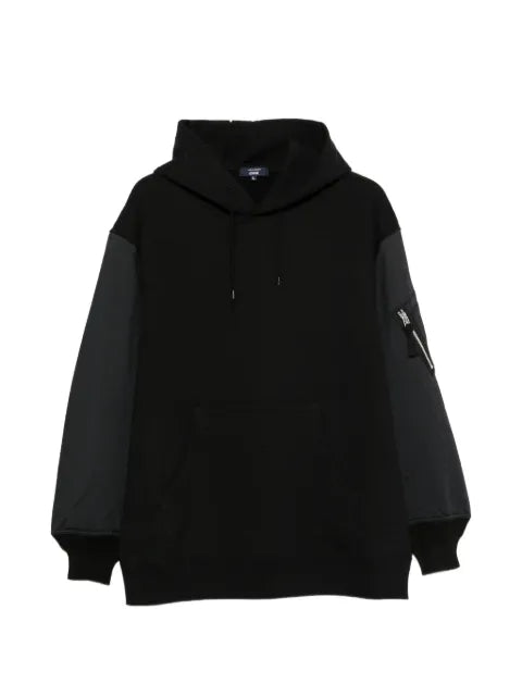 Comme des Garçons Homme zip-pocket panelled hoodie