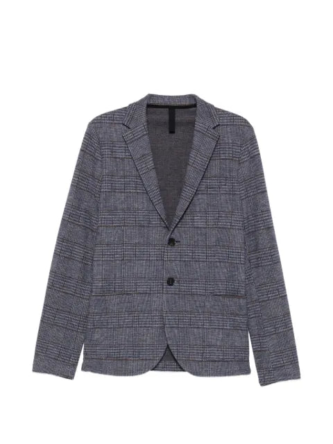 Harris Wharf London check-pattern virgin wool jacket