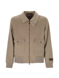 ON THE BUND zip-up bomber jacket