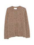 Soft Goat melange-effect crew-neck sweater