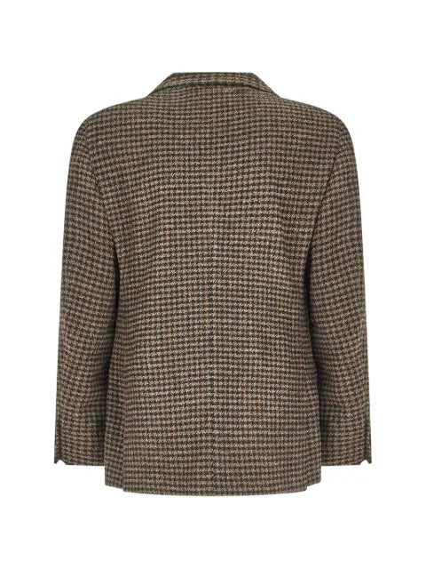 Gabriele Pasini houndstooth-pattern single-breasted blazer
