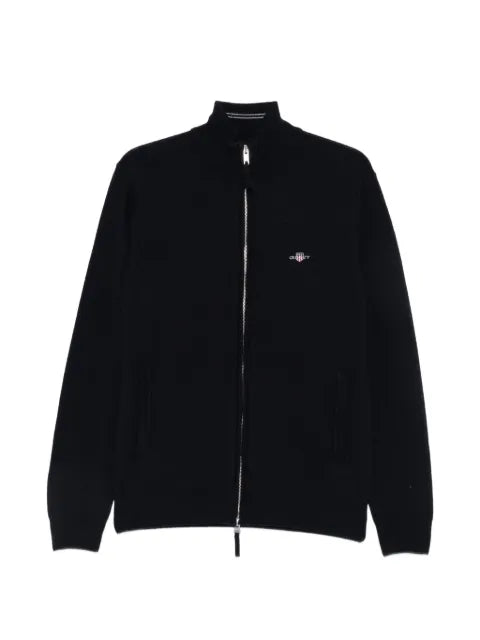 Gant zip-up lambswool cardigan