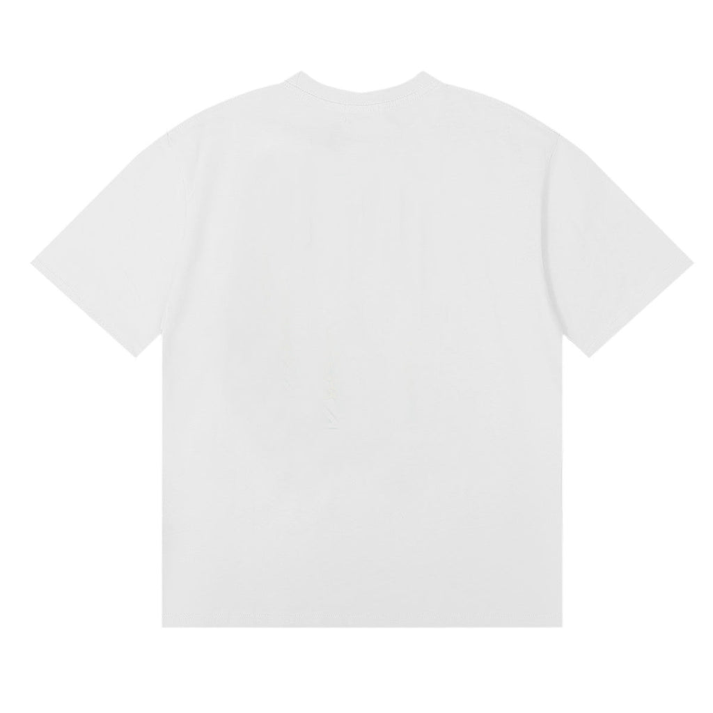 Rhude T-shirts Graffiti Printing Cotton Casual Short Sleeve Men and Women
