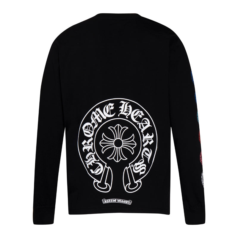 Chrome Hearts Multi Color Horse Shoe L/S T-shirt 8009