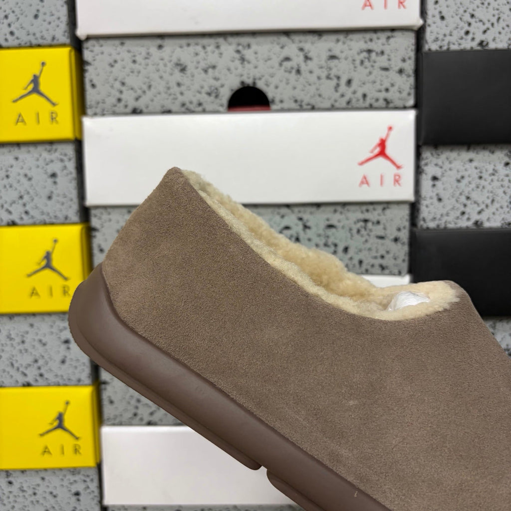 UGG Eversheepskin Mule – Women’s Slip-On Suede Clog with Sheepskin Lining in Taupe
