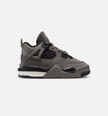 Air Jordan 4 Retro Cave Stone And Black Infant & Toddler Lifestyle Shoes - Cave Stone/Black/Moon Particle