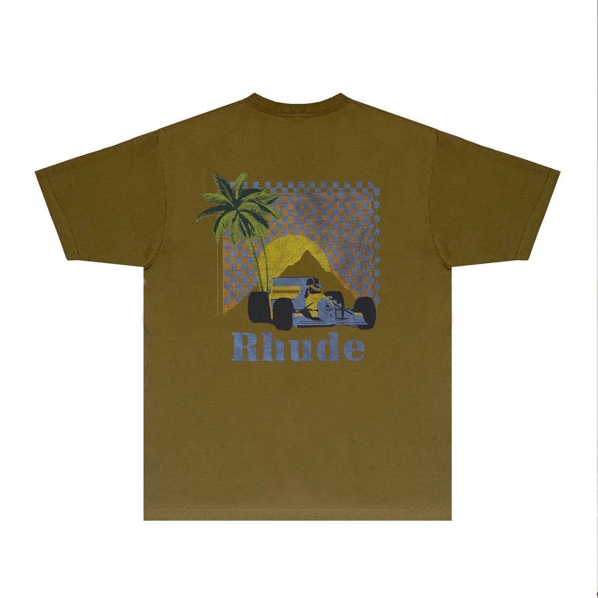 Rhude T-shirts Printed Trendy Pure Cotton