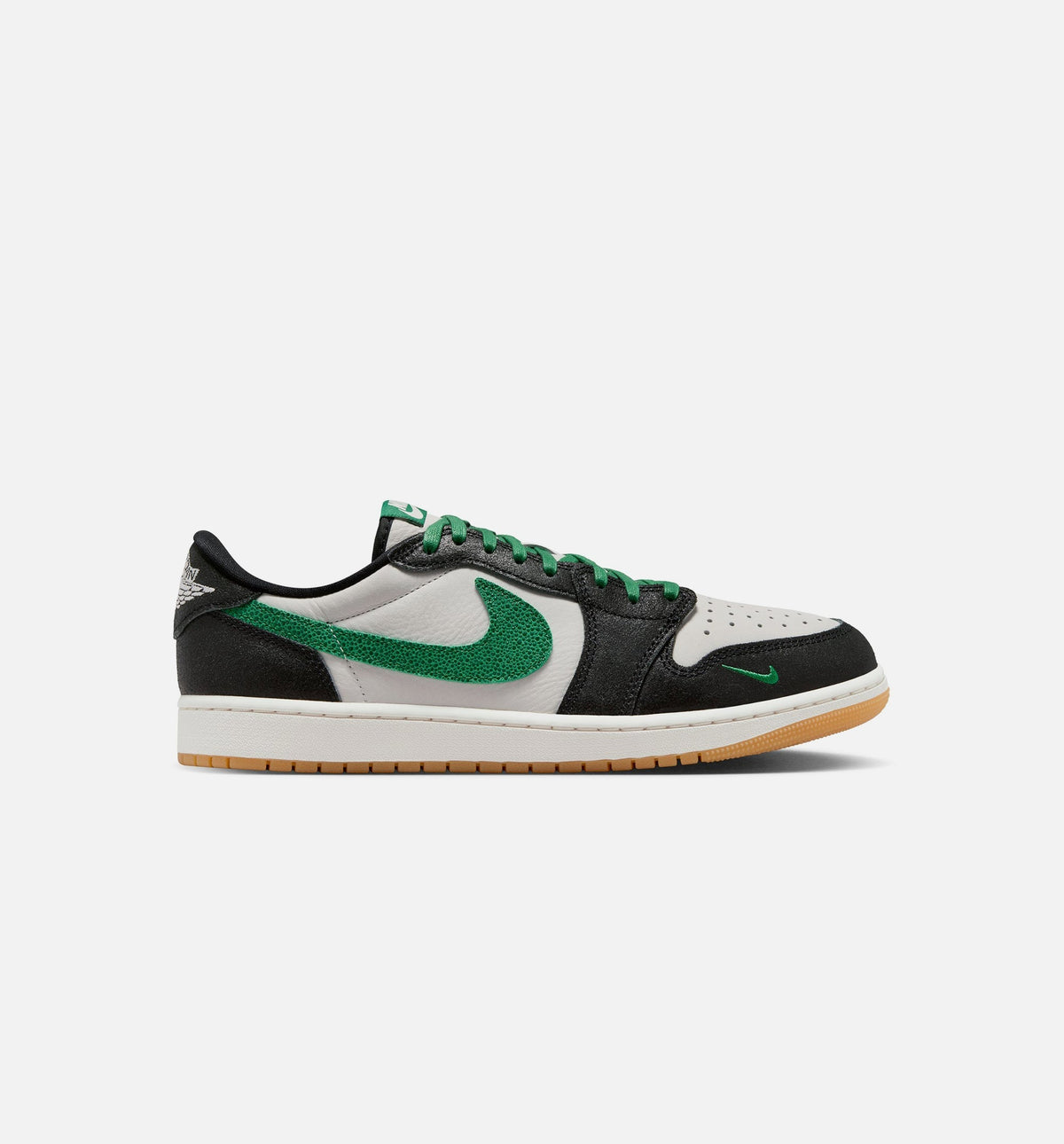 Air Jordan 1 Retro Low OG 'Phantom and Pine Green' - Men's Lifestyle Sneaker (Phantom/Pine Green/Black)