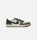 Air Jordan 1 Low OG Men's Lifestyle Shoe - Medium Olive & Summit White