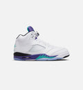 Air Jordan 5 Retro Grape Men's Lifestyle Shoes - White / New Emerald / Grape Ice / Black
