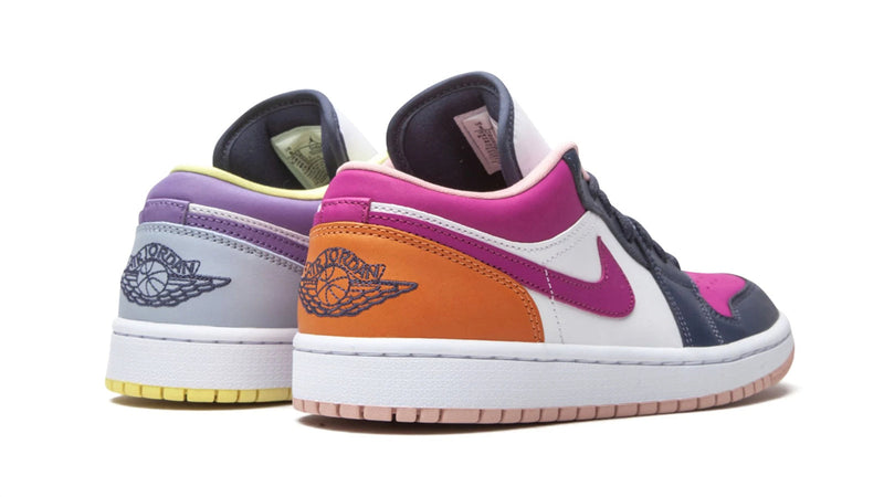 Air Jordan 1 Low SE WMNS 'Mismatched' Purple/Magenta