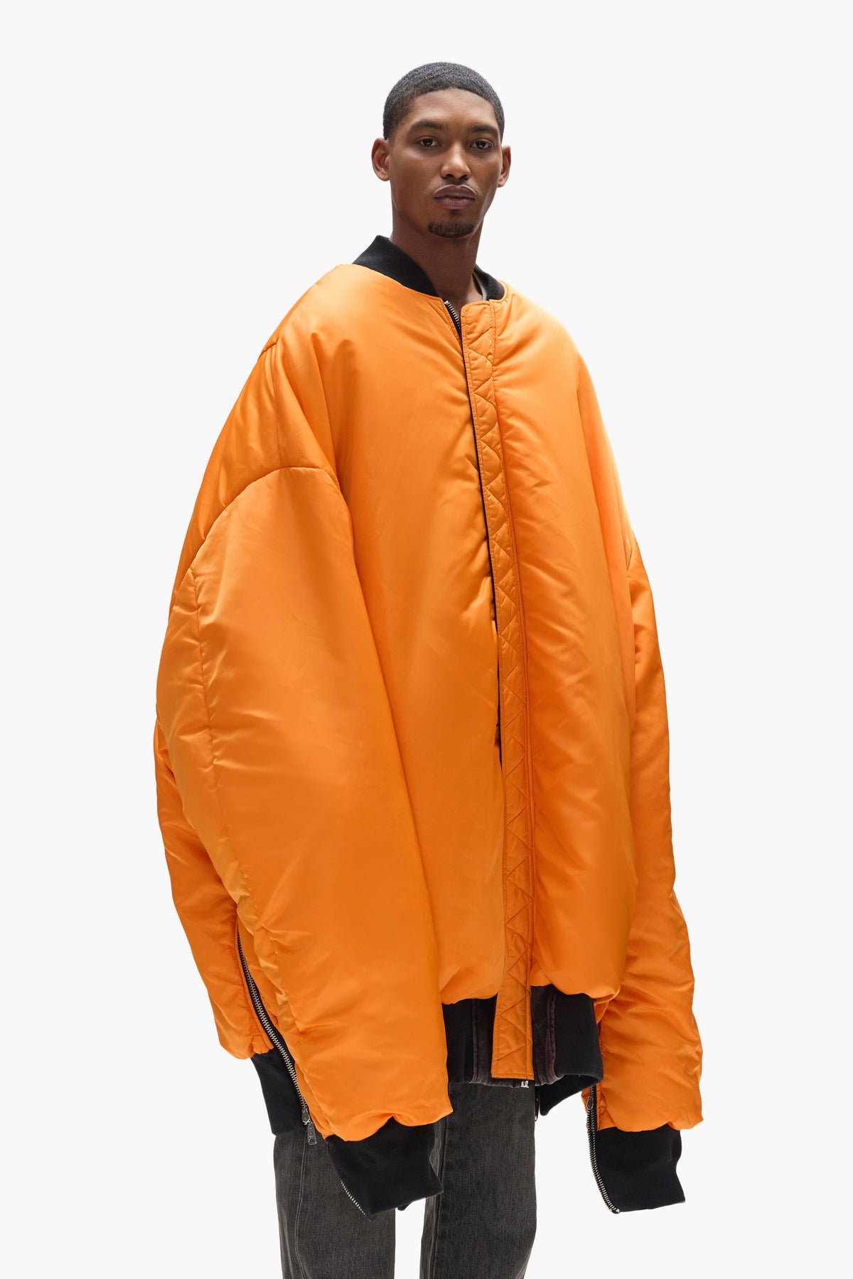 Purple X Alpha Industries Giant Bomber