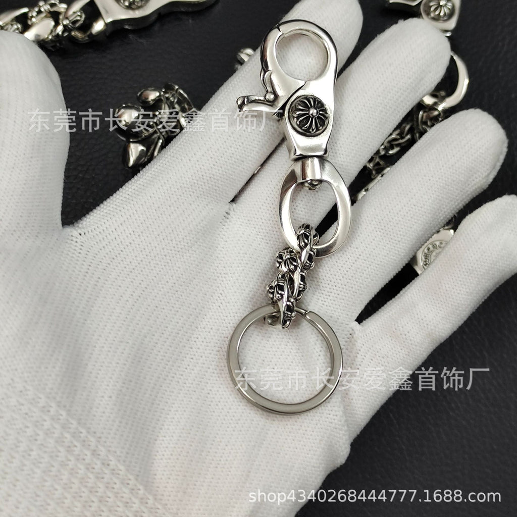 Chrome Hearts Lobster Head Buckle Keychain