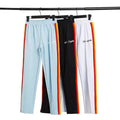Palm Angle Pants Palm Angels Rainbow Striped Pants Men's and Women's Casual Trousers Loose