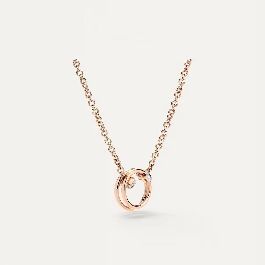 Pomellato Style Together Knot Cubic Zirconia Necklace
