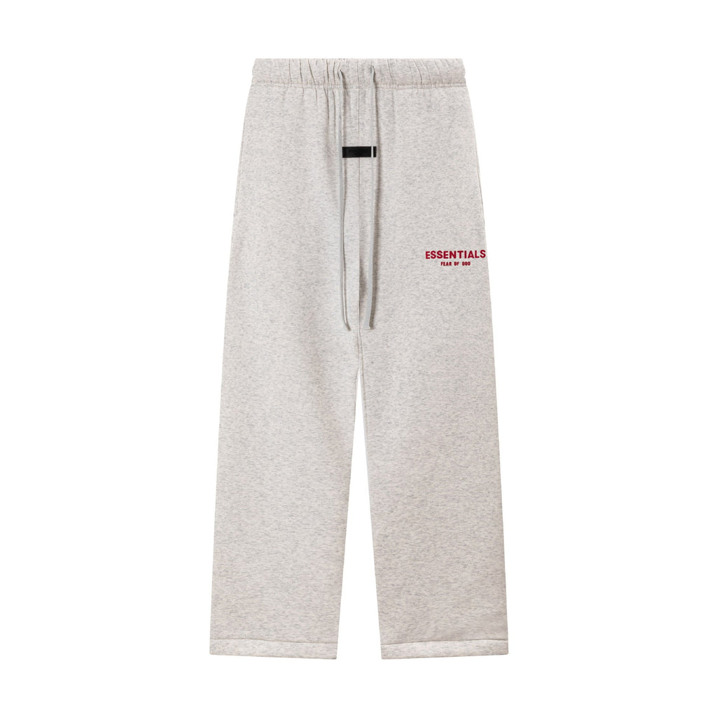 Fear Of God Essentials Red Rubber Letter Casual Pants