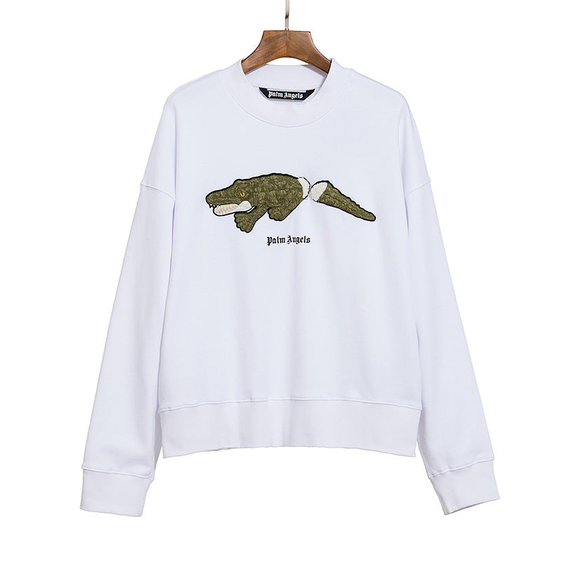 Palm Angels Kill the Bear Crocodile Heart Oversized Hoodie Streetwear
