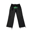 Corteiz Alcatraz Cargo Pants – Black Green Print