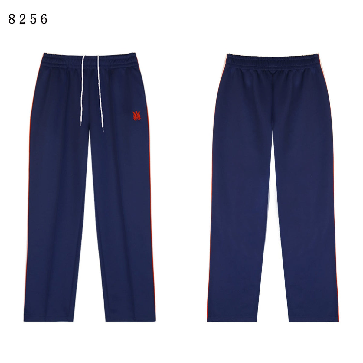 Amiri Embroidered Letter Striped Casual Pants