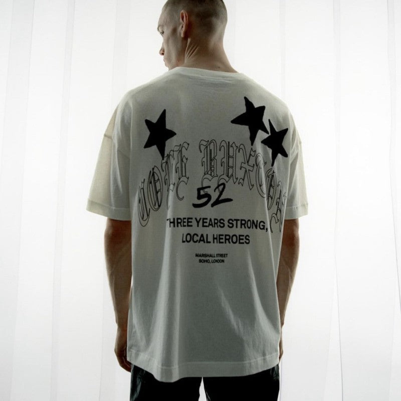 Cole Buxton CB Letter Graphic Oversized Short Sleeve Tee Streetwear