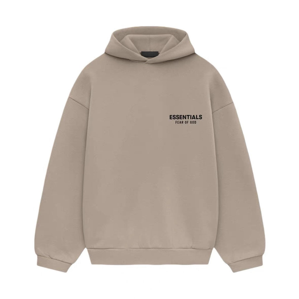 Fear of God Essentials Silicone Letter Graphic Pullover Hoodie