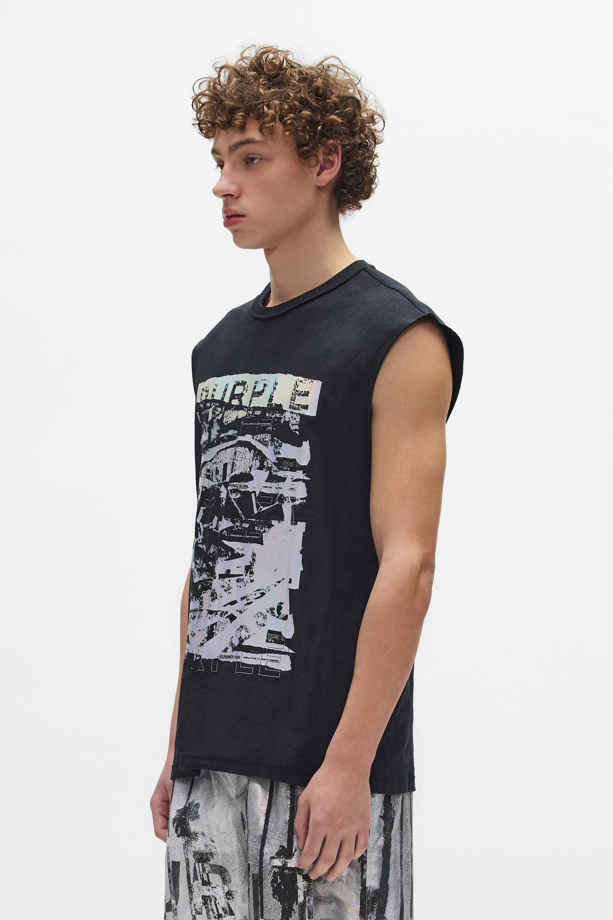 Foil Tank Top