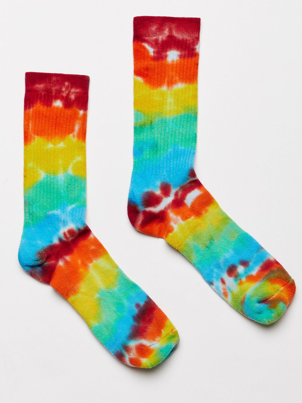 PRIDE TIE DYE CALF SOCK